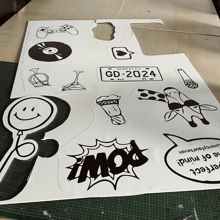 Degree Show Stickers