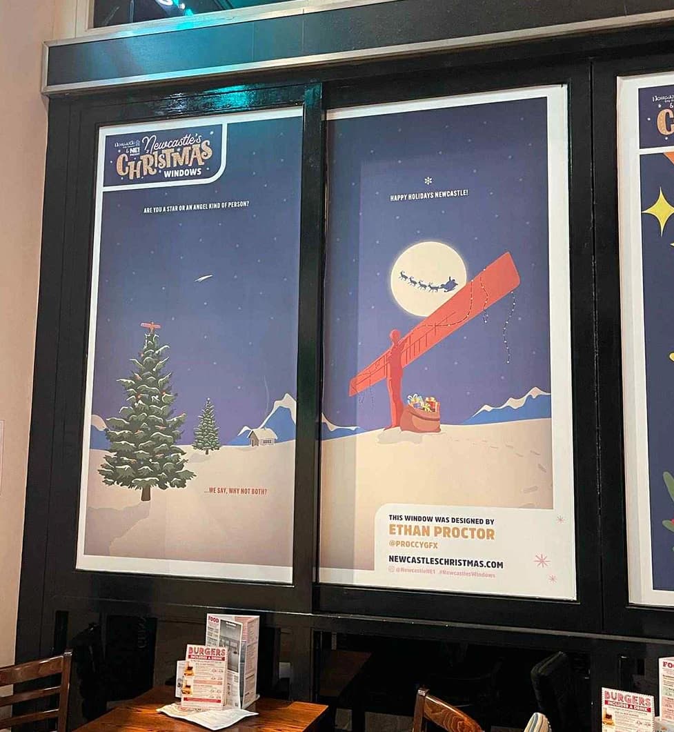 Christmas Window Project